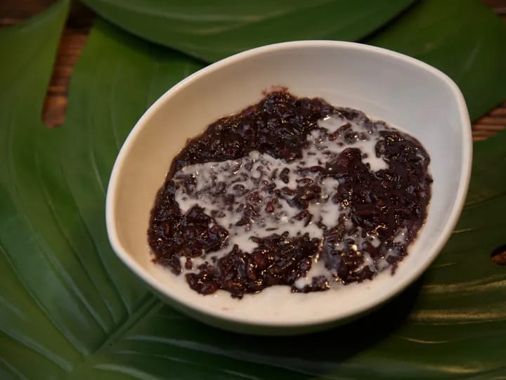Black Sticky Rice Pudding